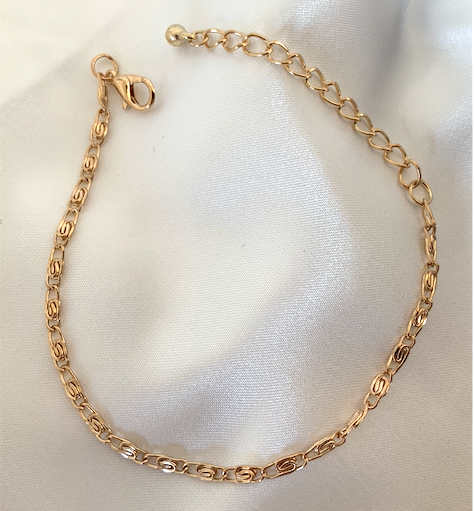 gold-fine-snail-link-bracelet